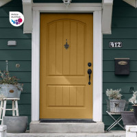 Акриловая краска MALARE для детской мебели для кухонных фасадов, мебели из дерева, моющаяся, быстросохнущая, без запаха, матовая, голубая ель, 1 кг. КДТМБАГОЕМ0100