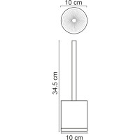 Щетка для унитаза WasserKraft Mindel K-8827