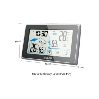 Беспроводная метеостанция с индикатором BALDR B0340ST2H2-BLACK