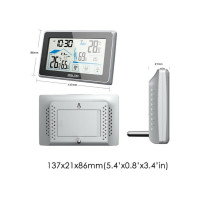 Беспроводная метеостанция с индикатором BALDR B0340ST2H2-BLACK