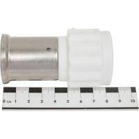 Муфта HENCO ВР, ПВДФ пресс, белая, 32x1" 18PKW-3206