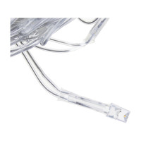Электрическая гирлянда LED Сноубум сеть 144LED, 1.6x1.6м, шампань, плавное мерцание, ПВХ прозр., 220В 362-107