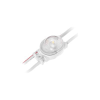Светодиодный модуль MAKSILED 0.36Вт, 12В, IP67, SMD2835 1LED, 55лм, холодный белый, 40 шт./упаковка ML-M1SNE-L-2835-W