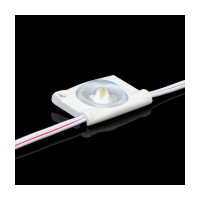 Светодиодный модуль MAKSILED 0.5Вт, 12В, IP65, SMD2835 1LED, 45лм, холодный белый, 20 шт./упаковка ML-M1SN-XL-2835-CW-LP