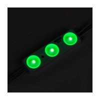 Светодиодный модуль MAKSILED 1.44Вт, 12В, IP67, SMD2835 3LED, 90лм, зеленый, 20 шт./упаковка ML-M3SM-L-2835-G