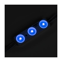 Светодиодный модуль MAKSILED 1.44Вт, 12В, IP67, SMD2835 3LED, 30лм, синий, 20 шт./упаковка ML-M3SM-L-2835-B