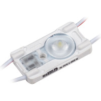 Светодиодный модуль MAKSILED 0.6Вт, 12В, IP67, SMD2835 1LED, 58лм, холодный белый, 50 шт./упаковка ML-M1HL-L-2835-W