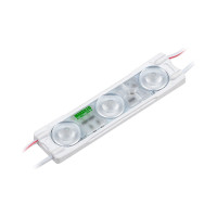 Светодиодный модуль MAKSILED 1.1Вт, 12В, IP67, SMD2835 3LED, 65лм, зеленый, 30 шт./упаковка ML-M3HL-L-2835-G