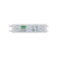 Светодиодный модуль MAKSILED 1.1Вт, 12В, IP67, SMD2835 3LED, 65лм, зеленый, 30 шт./упаковка ML-M3HL-L-2835-G