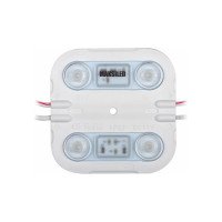 Светодиодный модуль MAKSILED 3Вт, 12В, IP67, SMD2835 4LED, 275лм, холодный белый, 25 шт./упаковка ML-M4HL-L-2835-W