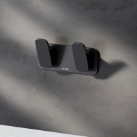 Двойной крючок для полотенец AM.PM Inspire 2.0 черный A50A35622