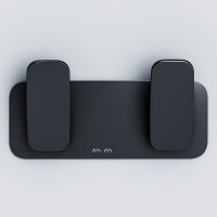 Двойной крючок для полотенец AM.PM Inspire 2.0 черный A50A35622