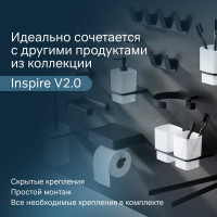 Стойка с туалетной щеткой AM.PM Inspire 2.0 черный A50A33422