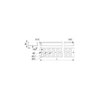 Перфорированный лоток DKC 150x80 L3000 толщина 1,2 мм 3530312