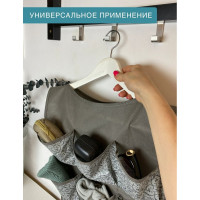 Органайзер ГЕЛЕОС подвесной 12 карманов "грей"/серый/ 82x40 см ГРЕ-161