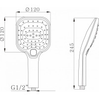 Лейка для душа AV Engineering AVSSS-032