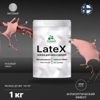 Краска для деревянных окон и дверей MALARE розовый пион, 1 кг КЛТКСАРОПМ0100