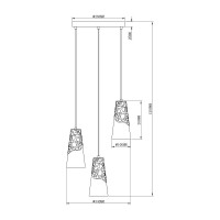Подвесной светильник Moderli Natali V2821-3P