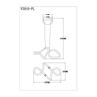 Подвесной светильник Moderli Lama V2910-PL