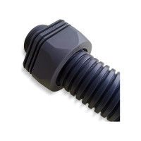 Муфта для гофрированных труб WEYER WQGD-M20G/AD21.2 - коннектор прямой, нар. M20x1.5 WE0800400