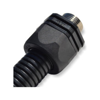 Муфта для гофрированных труб WEYER WQGDM-M20G/AD21.2 - коннектор прямой, нар. M20x1.5 WE0900900