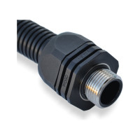 Муфта для гофрированных труб WEYER WQGDM-M20G/AD21.2 - коннектор прямой, нар. M20x1.5 WE0900900