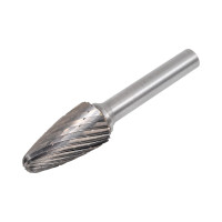 Борфреза твердосплавная гиперболическая со сферическим торцом F-16-30-CD-08-75 ТВИНТОС 060600036