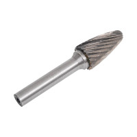 Борфреза твердосплавная гиперболическая со сферическим торцом F-16-30-CD-08-75 ТВИНТОС 060600036