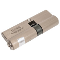 Ключевой цилиндр MSM 45+35 мм, матовый никель, ключ-ключ C45/35mm SN