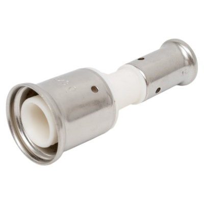 Переходная муфта HENCO ПВДФ пресс, белая, 26x16 16PKW-2616