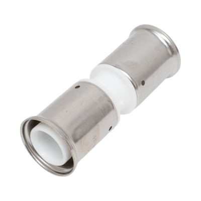 Муфта HENCO ПВДФ пресс, белая, 32x32 15PKW-3232