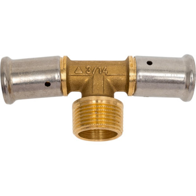 Тройник HENCO НР, латунь пресс, 20x3/4"x20 14P-200520