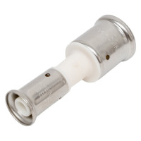 Переходная муфта HENCO ПВДФ пресс, белая, 26x16 16PKW-2616