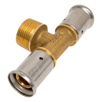 Тройник HENCO НР, латунь пресс, 20x3/4"x20 14P-200520