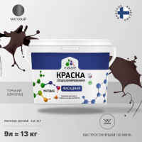 Фасадная краска MALARE Professional горький шоколад, 9 л 2036771564401