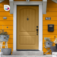 Износостойкая моющаяся краска MALARE Professional для стен и обоев, матовая, манго маракуйя, 1л 2036753814371