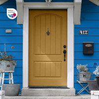 Краска для OSB плит MALARE с антисептическим эффектом, матовая, голубая лагуна, 10 кг 2036766236115