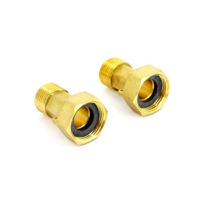 TIEMME Комплект 2 шт разъемные соединения для водосчетчиков пломбируемые 3/4