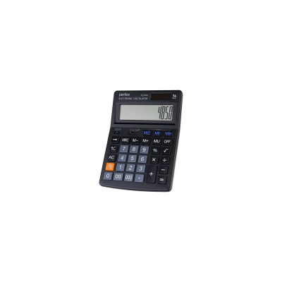Perfeo калькулятор PF B4850, бухгалтерский, черный 30014866