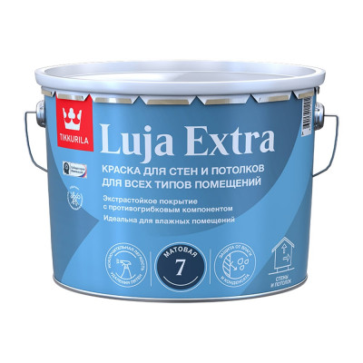 Краска для стен и потолков Tikkurila luja extra 700014022