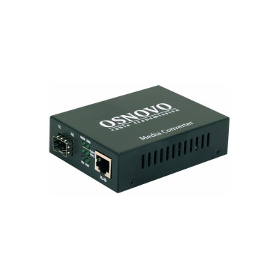 OSNOVO OMC-1000-11X Медиаконвертер Gigabit Ethernet 1xRJ45, 1xSFP. sct1276