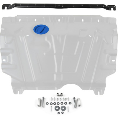 Rival Защита картера и КПП (увелич.) Haval Jolion 2021-2023 2024-н.в., AL 3 mm, 333.9431.1