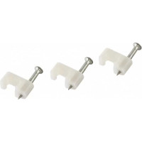 Плоская пластиковая скоба 6мм, 50шт TDM ELECTRIC SQ0513-0010