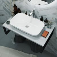 Столешница 1Marka GRUNGE LOFT 80 Бетон светлый У85839