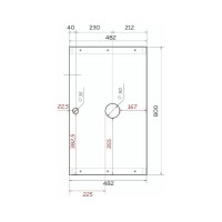 Столешница 1Marka GRUNGE LOFT 80 Бетон светлый У85839