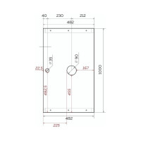 Столешница 1Marka GRUNGE LOFT 100 Бетон, светлый У85841