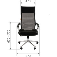 Компьютерное кресло CHAIRMAN 700 экопремиум/сетка черный 00-07022875