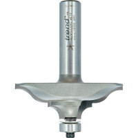 Фреза кромочная калевочная (63x20х73 мм, R 10.5-6.5 мм, 2 лезвия, хвостовик 12.7 мм) по дереву TREND 46/47X1/2TC