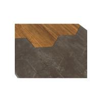 Журнальный стол Мебелик Китч дуб американский/серый бетон 5016