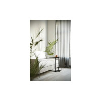 Придиванный стол Мебелик Агами графит/чёрный 978